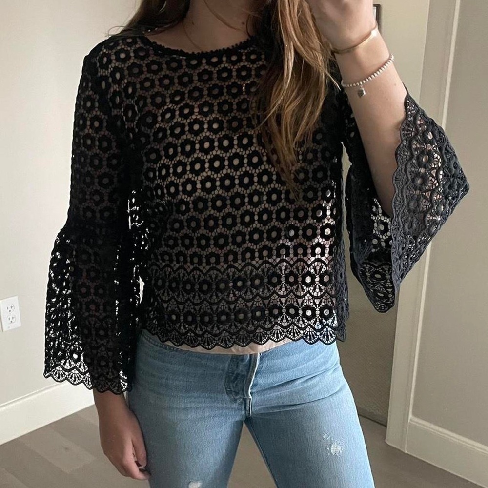 JCrew Lace Top